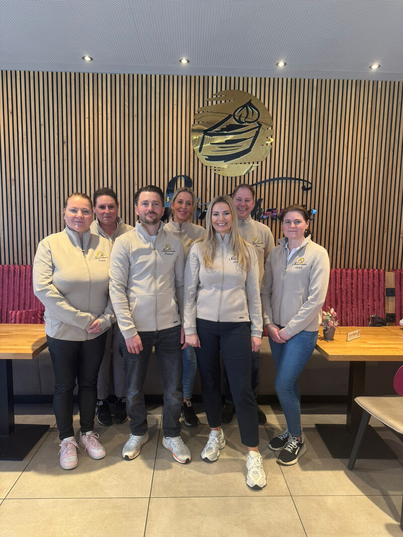 Das Team vom Café Sahneschnitte in Stolberg